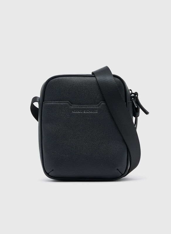 BORSA TRACOLLA IN TESSUTO TECNICO, UC001 BLK, medium