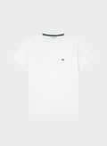 T-SHIRT MICRO LOGO RAGAZZO, W8L WHT, thumb