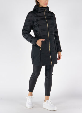 GIUBBOTTO CON CAPPUCCIO, 0801 BLK, small