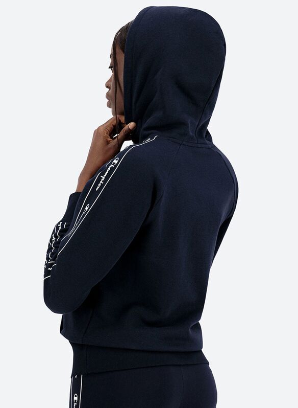 FELPA TAPE MANIA CON CAPPUCCIO, BS501NVY, medium