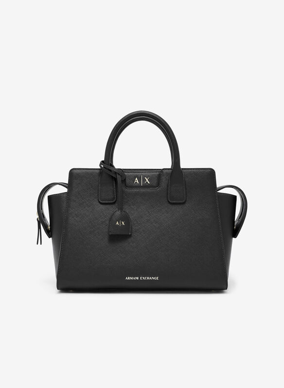BORSA AMELI SAFFIANO, UC001 BLK, medium