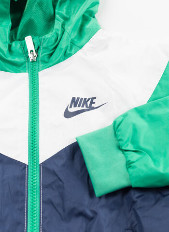 GIACCA WINDRUNNER CON CAPPUCCIO BAMBINO, E5D STADIUM GREEN, small