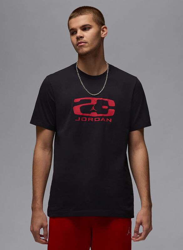 T-SHIRT JORDAN N23, 010 BLKRED, medium
