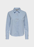CAMICIA ALLEGRA CON PERLE, CASHMERE BLUE, thumb