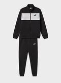 TUTA ESS FULL ZIP RAGAZZO, 01 BLKWHT, thumb