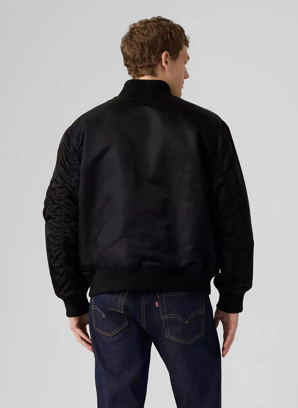 GIUBBOTTO BOMBER AVIATORE, 0000 BLK, medium