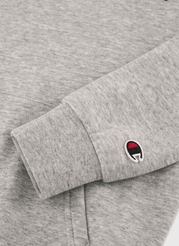 FELPA HOODIE CON LOGO RAGAZZO, EM021 GREY, small