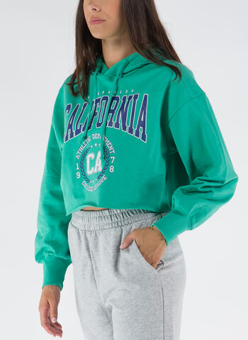 FELPA ZOEY CROP, MARINE GREEN, small