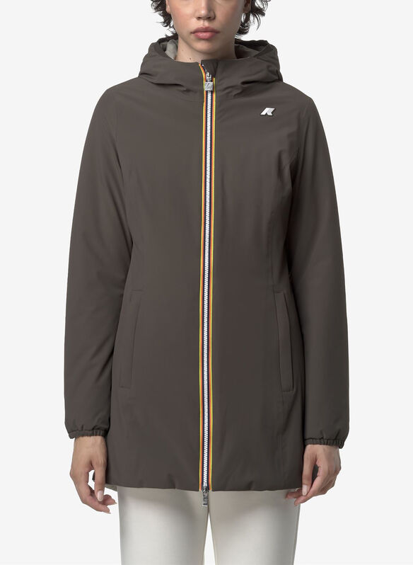 GIUBBOTTO DENISE ST WARM REVERSIBILE, B42 MORO, medium