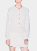 CARDIGAN CON BOTTONI, U1039 BEIGE, thumb