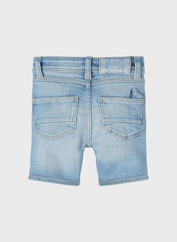 SHORT JEANS SOFUS BAMBINO, LIGHT BLUE DENIM STONE, small