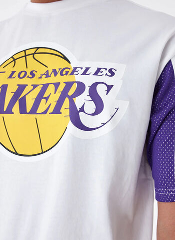 T-SHIRT NBA LAKERS MESH, WHTPURPLE, small