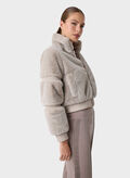 GIACCA ECOPELLICCIA CARLA, G9M3 STONE SAND, thumb