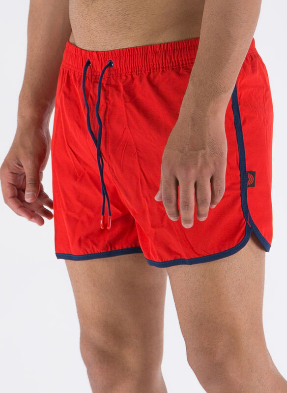 BOXER BEACH KURTY BORDINO, Z RED, medium