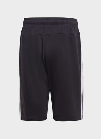 SHORTS ESSENTIALS 3-STRIPES FRENCH TERRY, BLK, small