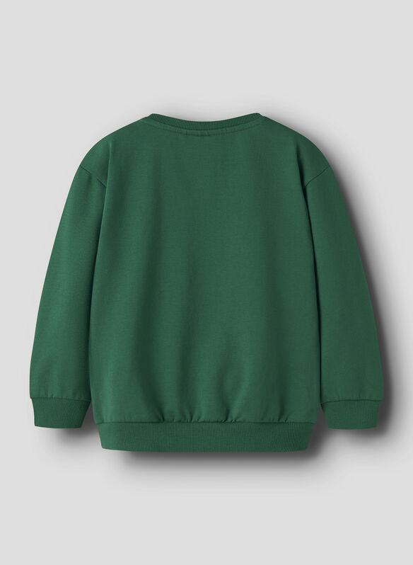 FELPA SOREN STAMPA MINECRAFT BAMBINO, EVERGREEN, medium