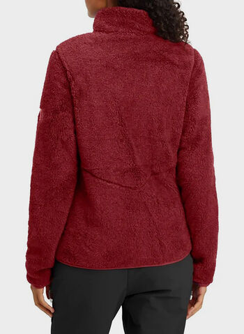 FELPA IN PILE LAURA, 930 BORDO, small