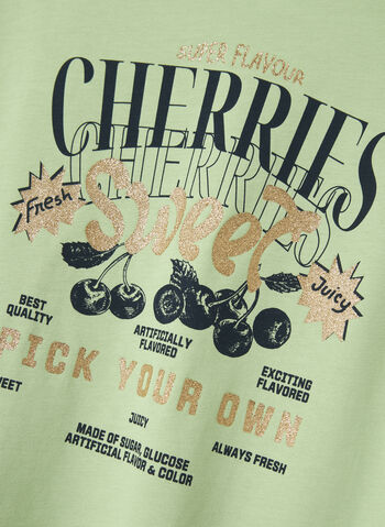 T-SHIRT BAPOL CON STAMPA RAGAZZA, ARCADIAN GREEN, small