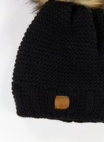 CAPPELLO PONPON PELO, BLACK, small
