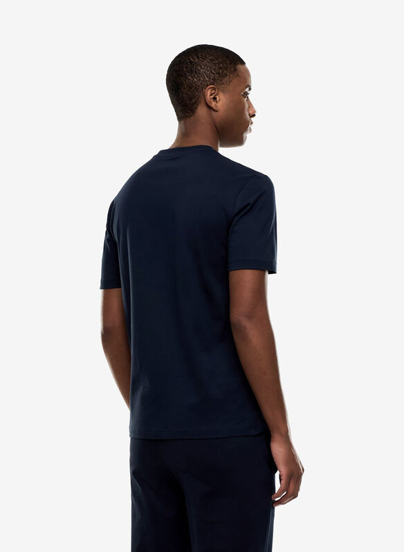T-SHIRT GIROCOLLO VISIBILITY IN JERSEY DI COTONE, UB102 NVY, medium