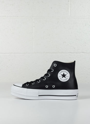 SCARPA CHUCK TAYLOR ALL STAR LIFT LEATHER HIGH TOP, 001 BLKWHT, small