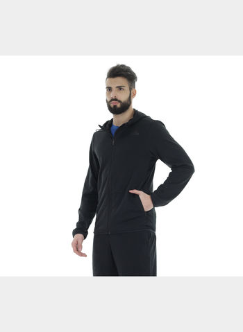 FELPA HOODIE CLIMACOOL WORKOUT , BLK, small