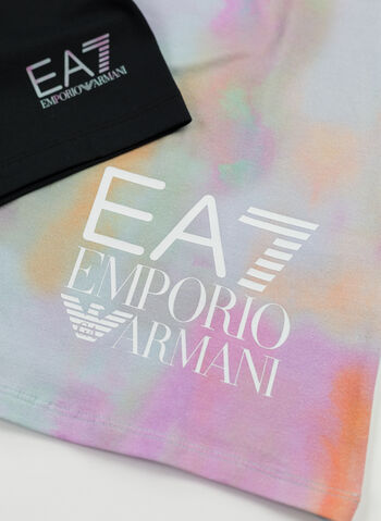 COMPLETO CANOTTA + SHORT BIG LOGO RAGAZZA, 22BZ MULTIBLK, small