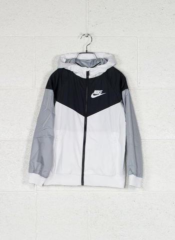 NIKE SPORTSWEAR WINDRUNNER RAGAZZO, 102WHTBLK, small