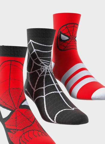 CALZA SPIDERMAN 3 PAIA BAMBINO, REDBLK, small