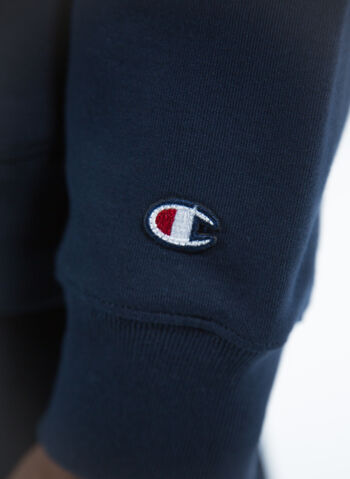 FELPA FULL ZIP CON LOGO CLASSIC, BS501 NVY, small