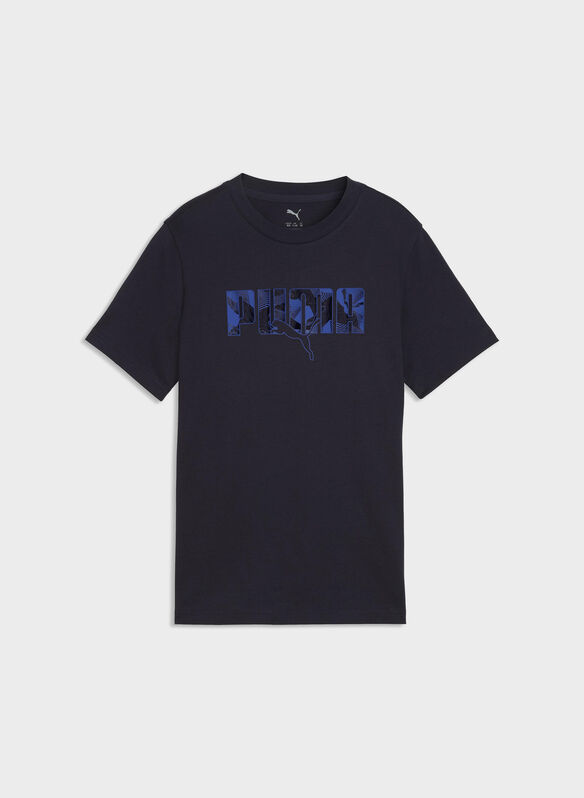 T-SHIRT LOGO LAB RAGAZZO, 16 NVY, medium