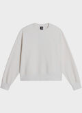 FELPA ESS MICRO LOGO GIROCOLLO, - WHT DUNE, thumb
