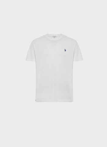 T-SHIRT IN COTONE SUPIMA PREMIUM QUALITY, 100 WHT, small