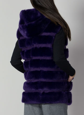 GILET ECOPELLICCIA, VIOLA, small