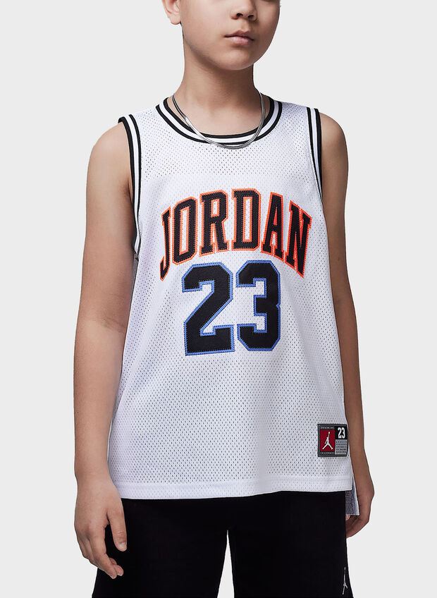 CANOTTA JORDAN 23 RAGAZZO, R2U WHT, large