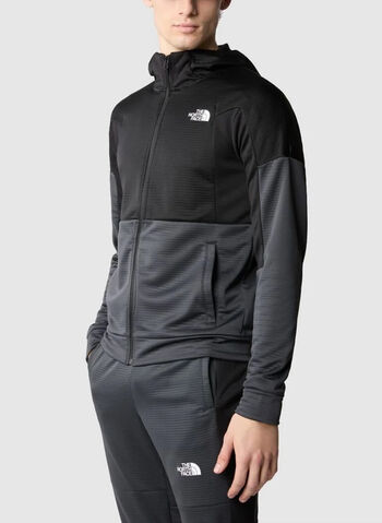 FELPA PILE MA FULL ZIP OUTDOOR, MN8 BLK, small