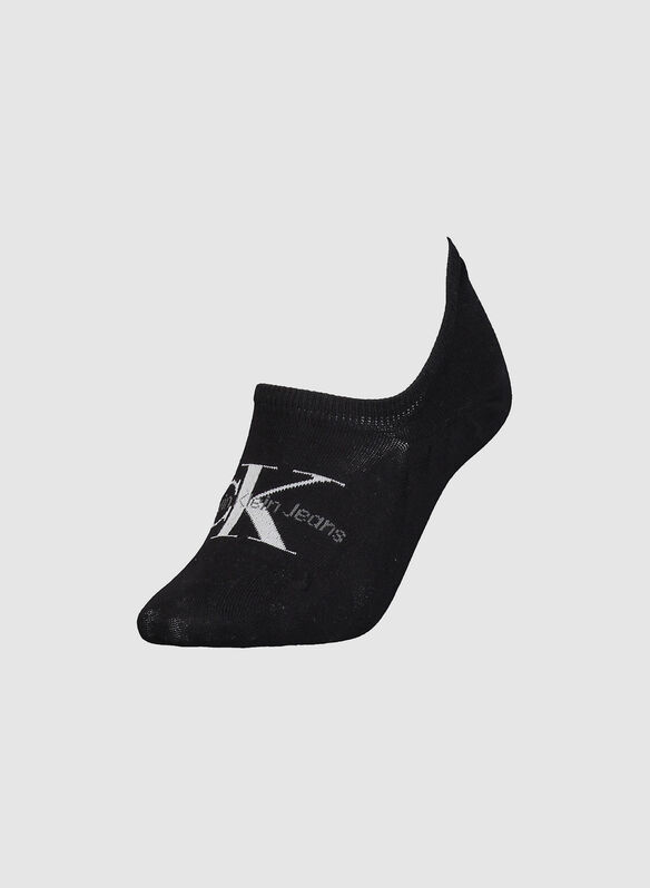 CALZA FANTASMINO BIG LOGO, 001 BLK, medium