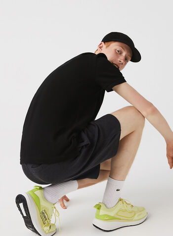 POLO TAGLIO SLIM IN PETIT PIQUE, 031 BLK, small