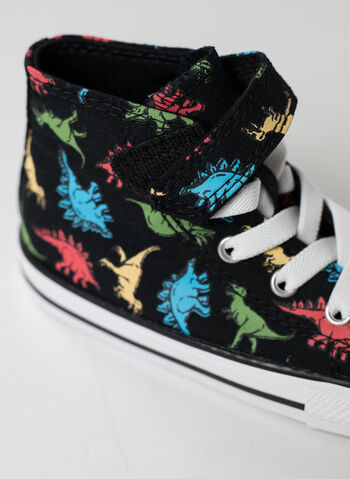 SCARPA CHUCK TAYLOR ALL STAR EASY-ON DINOSAURS INFANT, 001 BLK, small