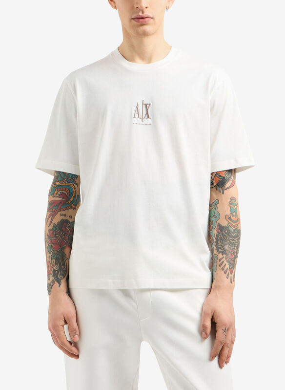 T-SHIRT RICAMO, U0009 OFF WHT, medium