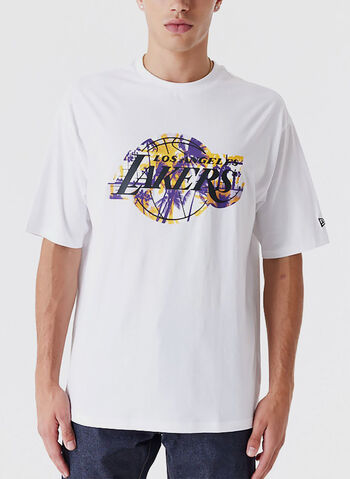 T-SHIRT LA LAKERS NBA LARGE INFILL, , small
