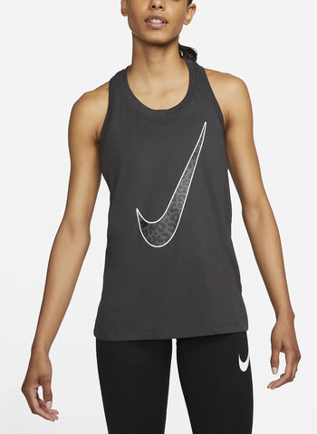 CANOTTA TRAINING CON LOGO ANIMALIER, 070 SMOKE GREY, small