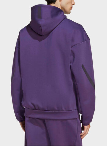 FELPA FULL ZIP ZNE, PURPLE, small