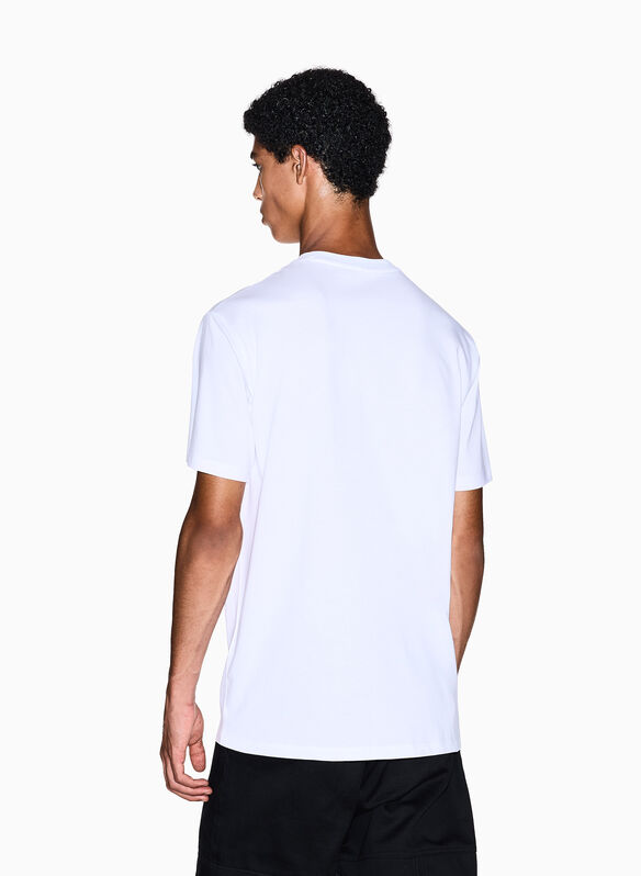 T-SHIRT LOGO SPECCHIATO, U0002 WHT, medium