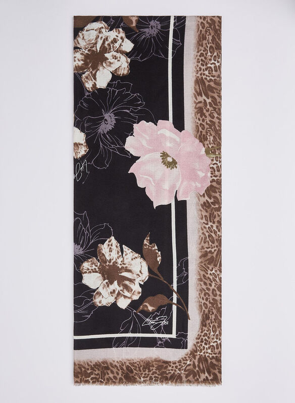 PASHMINA FLOWERS, 00070 BLK, medium