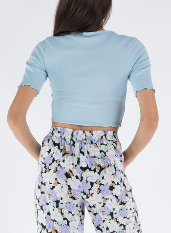 T-SHIRT CAROLINE CROP, CASHMERE BLUE, small