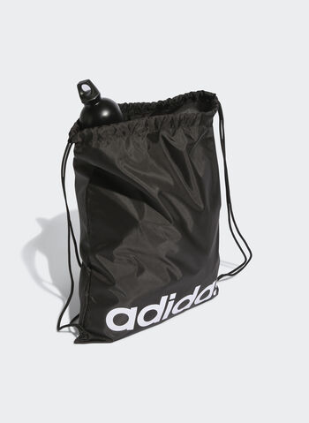 GYM SACK LINEAR UNISEX, BLK, small