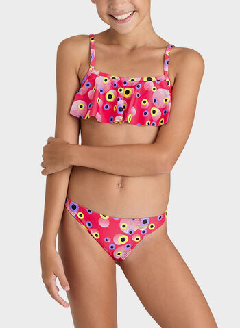 COSTUME BIKINI TOP VINTAGE RAGAZZA, 900 ANGURIA MULTI, small