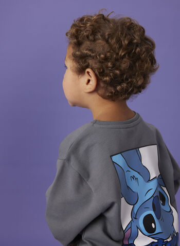 FELPA GIROCOLLO COSMIC STITCH GRAPHIC BAMBINO, LAVA SMOKE FUMO, small