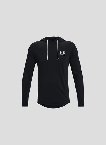 FELPA RIVAL TERRY CON CAPPUCCIO, 0001 BLK, small